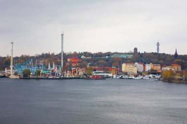 Şehir sokak Stokholm İsveç