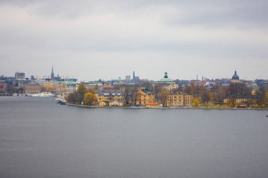 Şehir sokak Stokholm İsveç