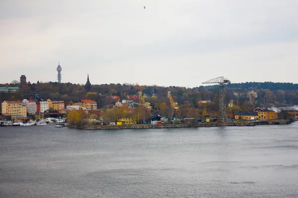 Şehir sokak Stokholm İsveç