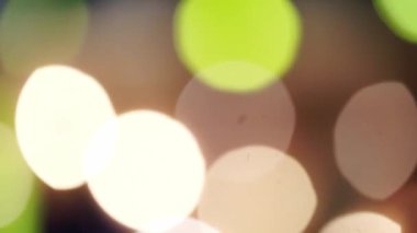 Işıklar, çelenk ve fener soyut bulanıklık bokeh