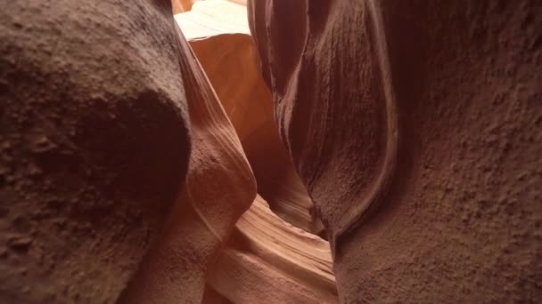 Sandy rocky canyon — Stock Video