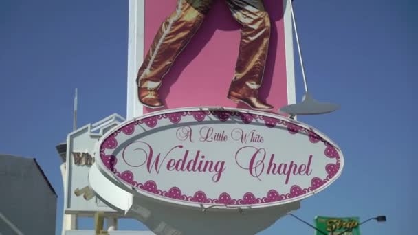 LAS VEGAS, USA - 13 MAI 2019 : Petite chapelle de mariage — Video