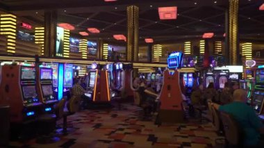 Las Vegas, Usa - 12 Mayıs 2019: Casino makineleri