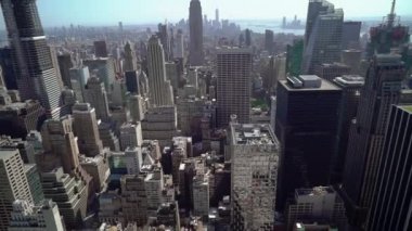 New York'ta Manhattan'da en iyi havadan görünüm