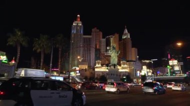 Las Vegas, Usa - 12 Mayıs 2019 Strip Caddesi