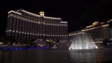 Las Vegas, Usa - 12 Mayıs 2019 Strip Caddesi