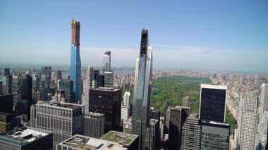 New York'ta Manhattan'da en iyi havadan görünüm