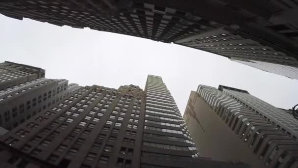 Skyskrabere i centrum på Manhattan – Stock-video