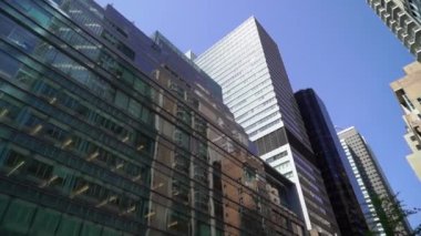 Manhattan şehir merkezinde gökdelenler