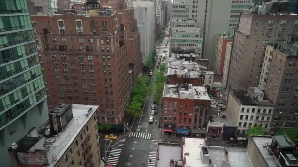 New York, USA-május 5, 2019: felülről kilátás Manhattan-ben New Yorkban — Stock videók