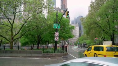 New York, Abd - 5 Mayıs 2019: Şehir sokağı