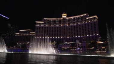 Las Vegas, Usa - 12 Mayıs 2019 Strip Caddesi
