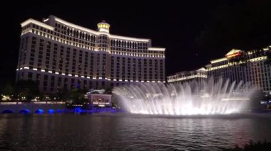 Las Vegas, Usa - 12 Mayıs 2019 Strip Caddesi