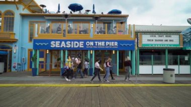 Los Angeles, Abd - 11 Mayıs 2019: Santa Monica iskelesi