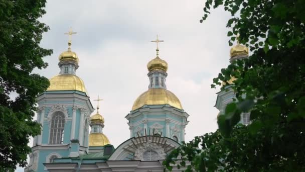 Nikolsky marine cathedral — Stock Video