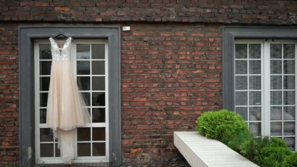 Люкс Весільне плаття — стокове відео