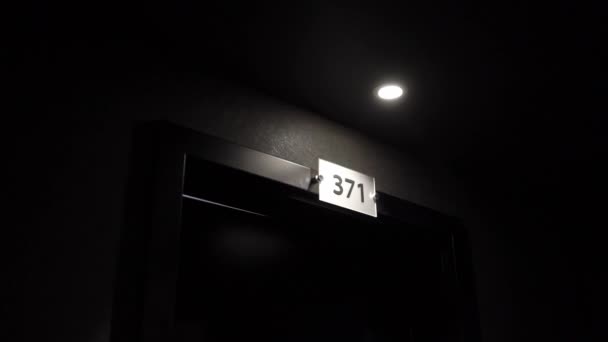 Numéro de chambre d'hôtel ou d'appartement — Video