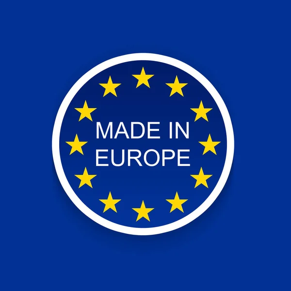 European Emblem Made Europe — Stock Photo, Image