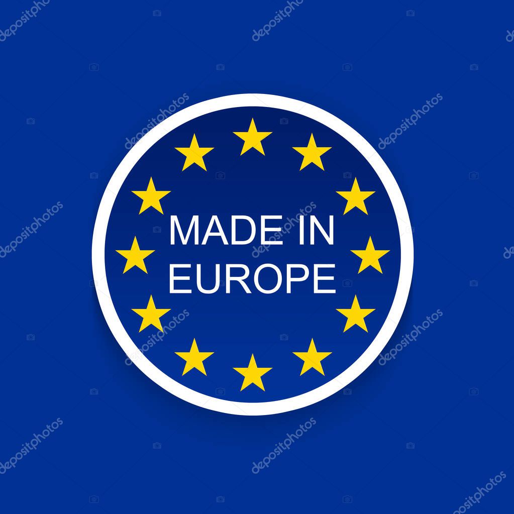 European emblem made in Europe
