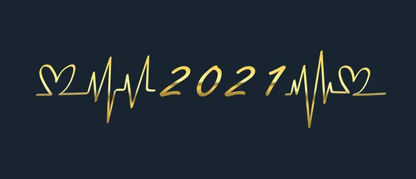 2021 박동수 Ecg Health 컨텍스트 2021 2021 — 스톡 사진