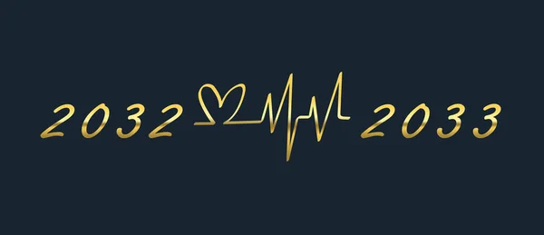2032 2033 Heart Heart Rate Ecg Health Context 2032 2033 — Stock Photo, Image