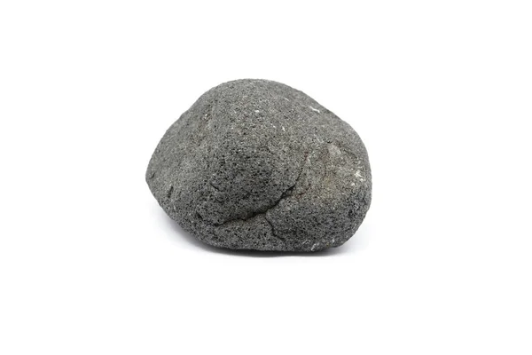 Lava Stone Stone Lava Stone Pebble Isolated White Background Igneous — Stock Photo, Image