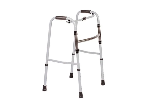 患者のための医療歩行器 高齢者 白い背景に隔離された補助装置 医療コンセプト — ストック写真