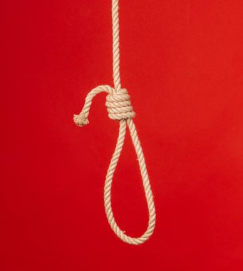 kırmızı arka planda adam. iş, kişi ve ofis konsepti.