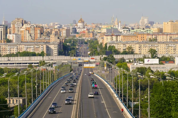 Utsikt över Moskva-Komsomolsky Prospekt — Stockfoto