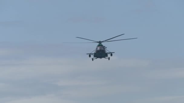 Militaire Helikopter Groene 2018 — Stockvideo