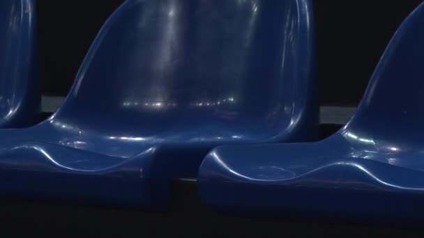 Cadeiras no estádio — Vídeo de Stock