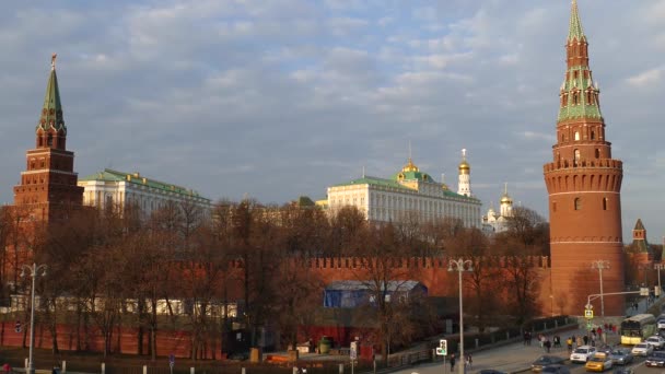 Kremlin van Moskou — Stockvideo