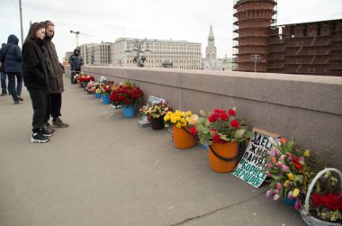 Boris Nemtsov 'un öldürüldüğü Kremlin yakınlarındaki köprü