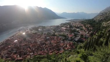 İlkbaharda Karadağ 'ın yukarısından