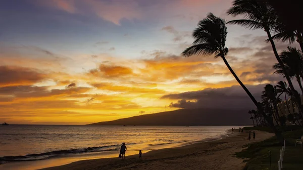 Sugar Beach Kihei Maui Hawaii USA — Stock Photo, Image