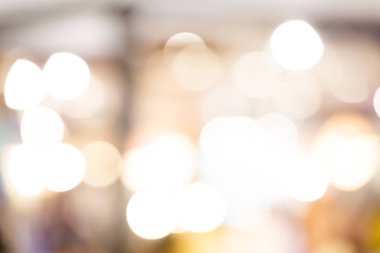Arka plan bokeh, alışveriş ışık ile hafif bokeh 