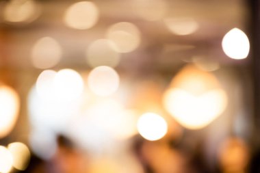 Arka plan bokeh, alışveriş ışık ile hafif bokeh 