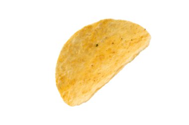 Patates cipsi beyaz arkaplanda izole