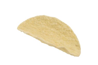 Patates cipsi beyaz arkaplanda izole