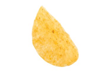 Patates cipsi beyaz arkaplanda izole