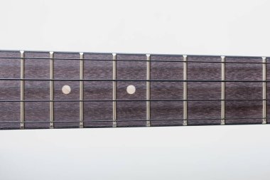 Ukulele Fretboard yakın kadar beyaz.