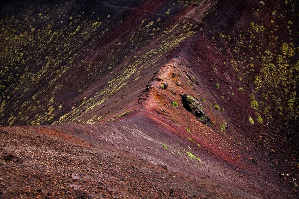 クレーター カターニア シチリアの火山風景のエトナ山国立公園全景 — ストック写真