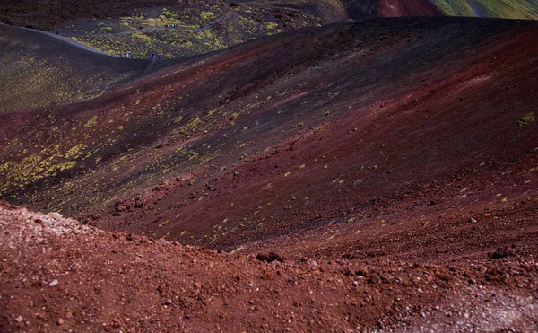 クレーター カターニア シチリアの火山風景のエトナ山国立公園全景 — ストック写真