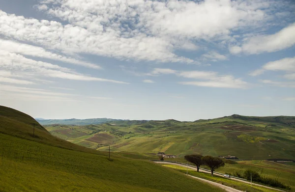 Hill Mountain Landscape Madonie Mountains Sicily Italy — Stock Photo, Image