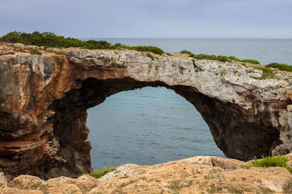 Güzel plaj Mallorca, İspanya. Yaz. Tatil. Deniz suyu.