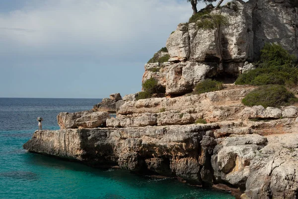 Prachtig Strand Mallorca Spanje Zomer Vakantie Zeewater — Stockfoto