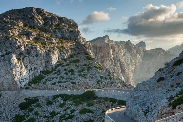 Cap Formentor Niebo Zachód Słońca Natura Krajobraz Northen Mallorca Baleary — Zdjęcie stockowe