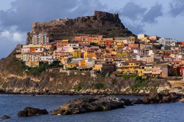 Ortaçağ Şehir Castelsardo Sardunya, İtalya