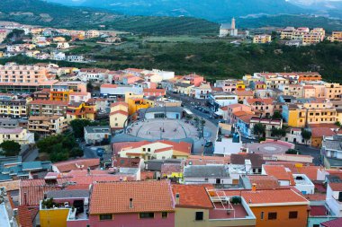 Ortaçağ Şehir Castelsardo Sardunya, İtalya
