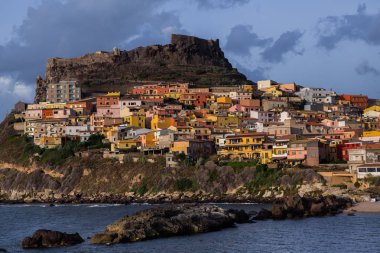 Ortaçağ Şehir Castelsardo Sardunya, İtalya